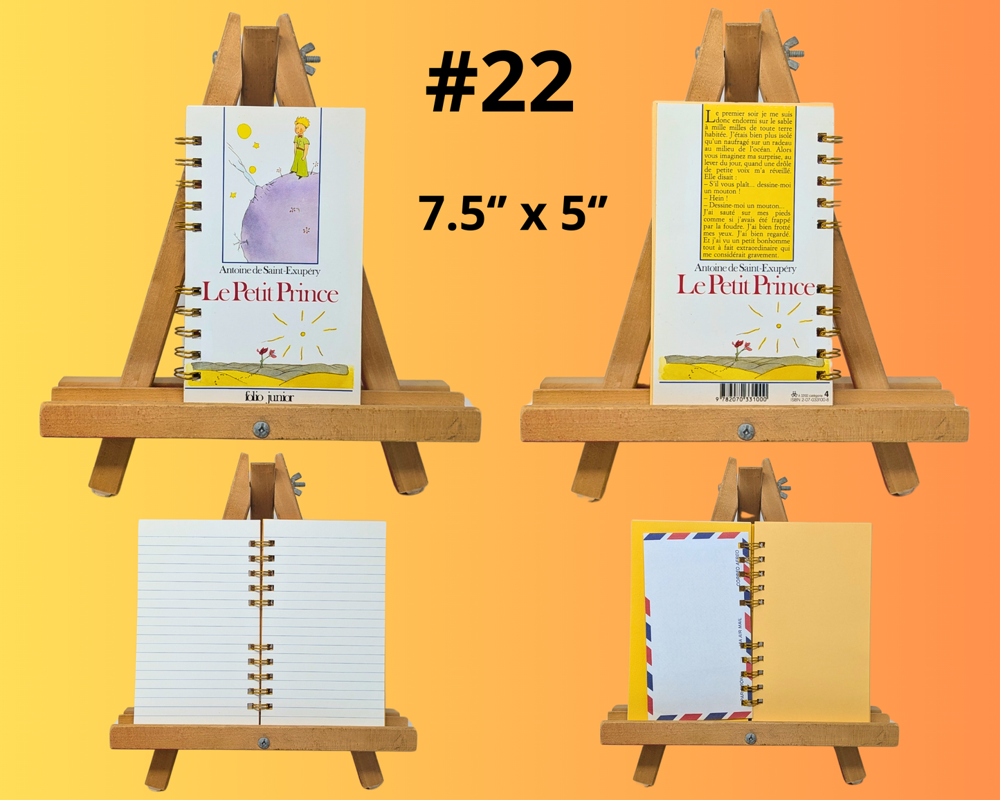 The Little Prince, Le Petit Prince Antoine de Saint-Exupéry, Decorative Frames and Notebooks