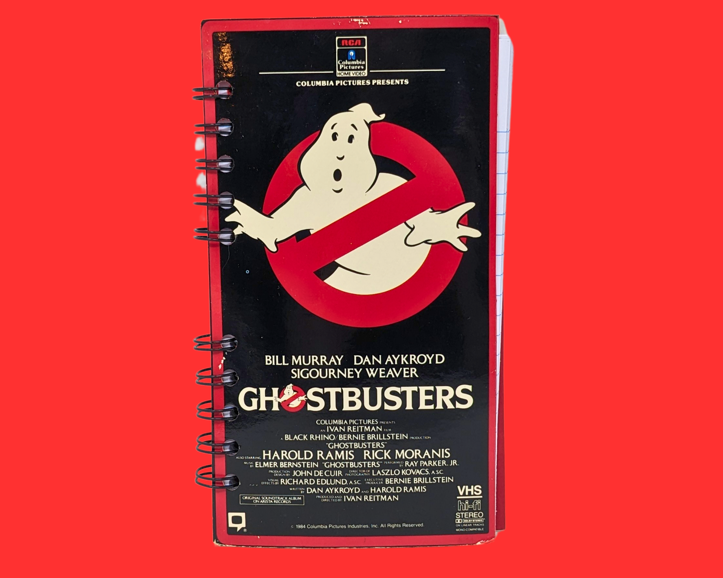 Carnet de notes VHS Ghostbusters
