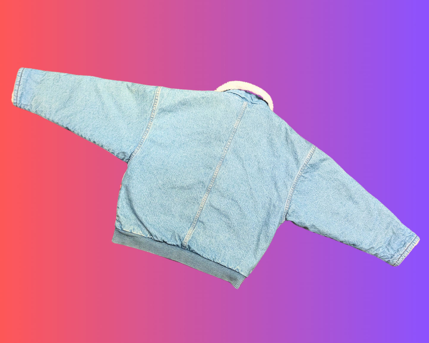 Vintage 1980's Cobra Warm Denim Jacket Size S