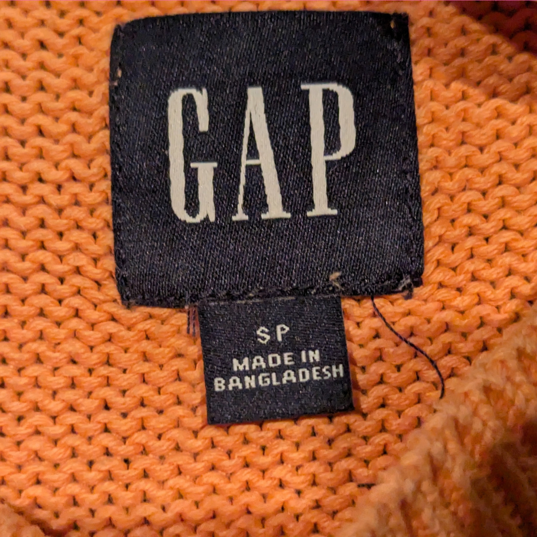 Orange Knit Sweater Size S