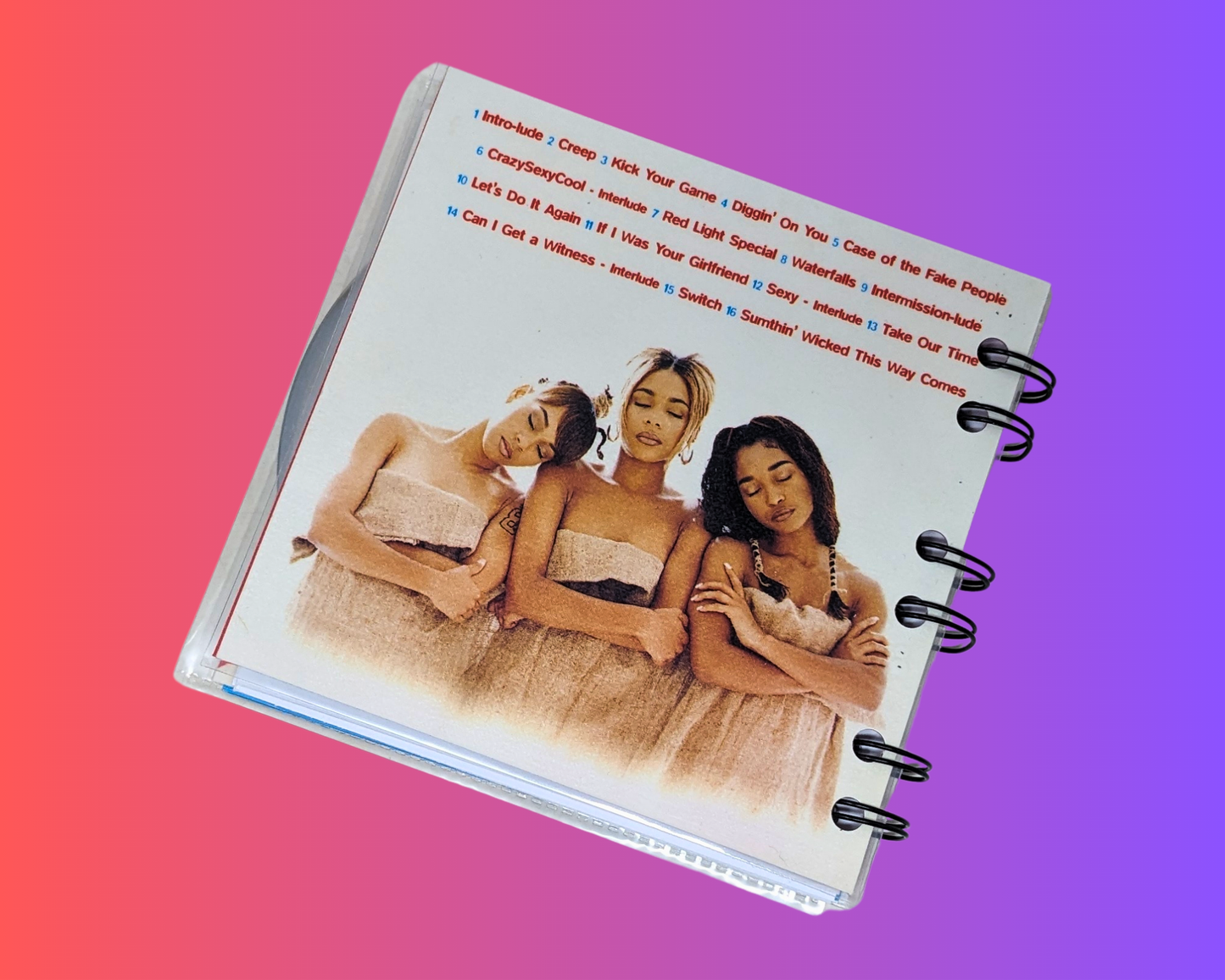 TLC Crazy Sexy Cool CD Notebook