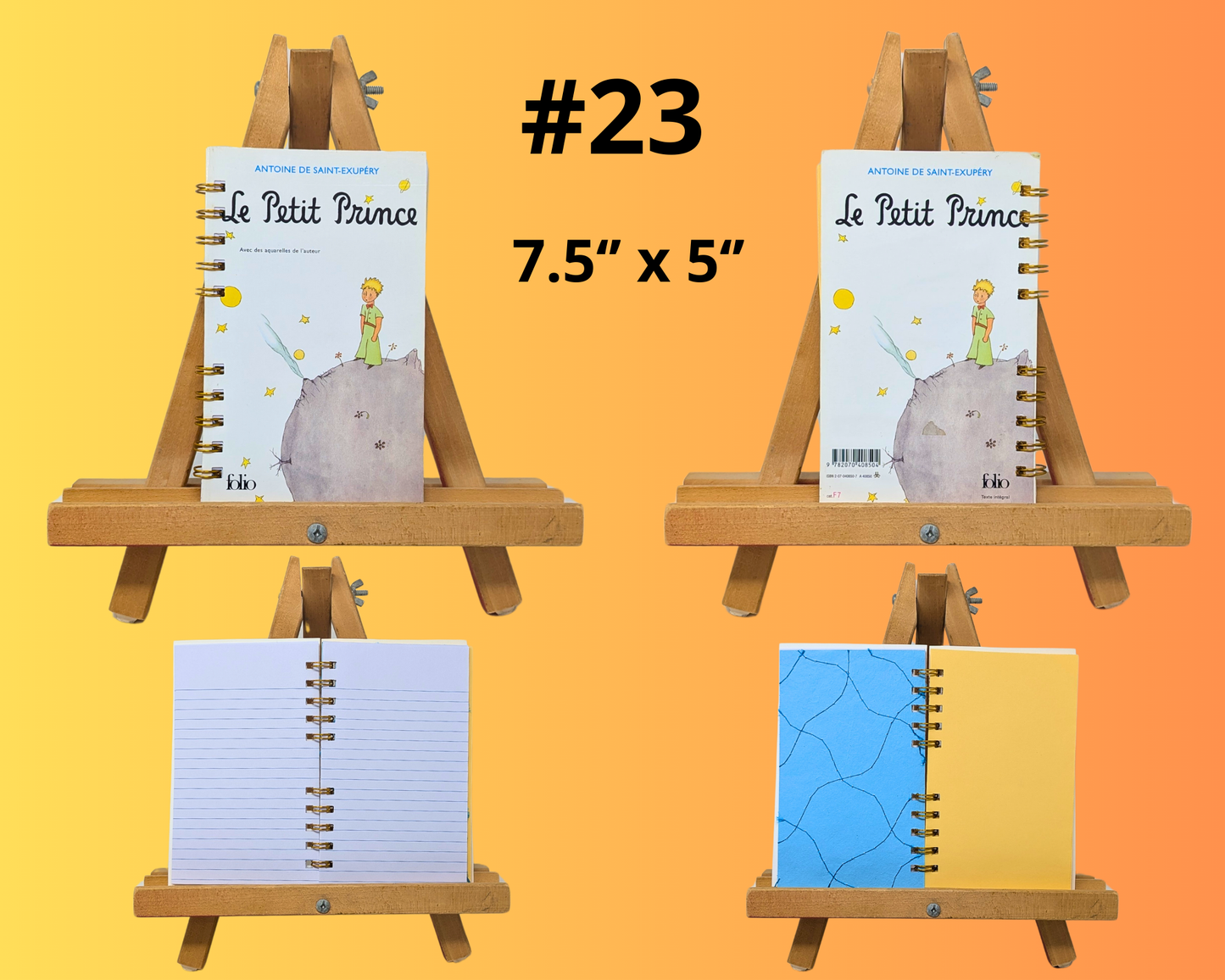 The Little Prince, Le Petit Prince Antoine de Saint-Exupéry, Decorative Frames and Notebooks