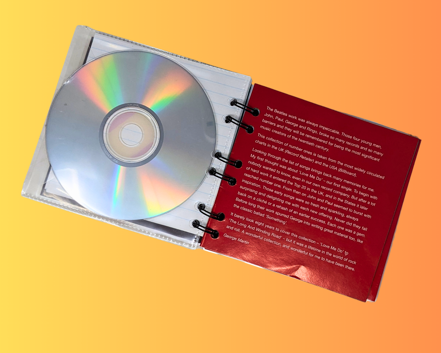 The Beatles 1 CD Notebook