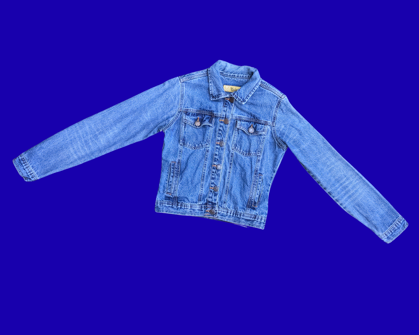 Veste en jean faite à la main et recyclée, personnages préférés de Walt Disney, taille M