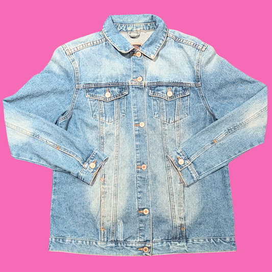 Radiohead, 17 July Bell Centre Montreal Upcycled Denim Jacket Size L