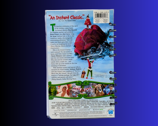 Comment le Grinch a volé le carnet de notes VHS du film de Noël