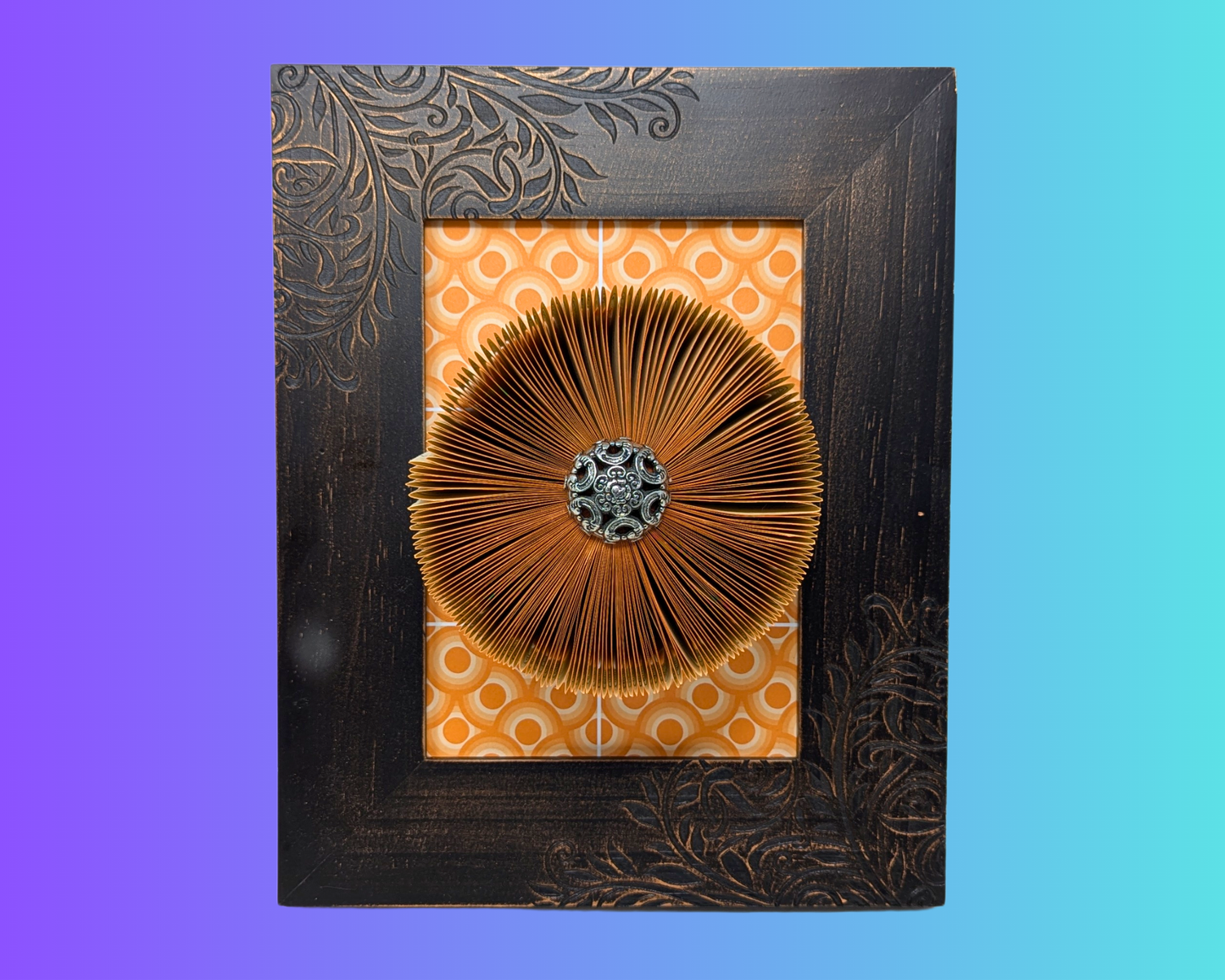 Handmade and Upcycled Book Folding Art Sculpture