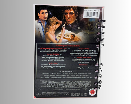 Scarface DVD Movie Notebook