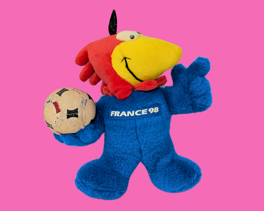 Peluche Footix vintage 1998, Coupe du monde de football France 98