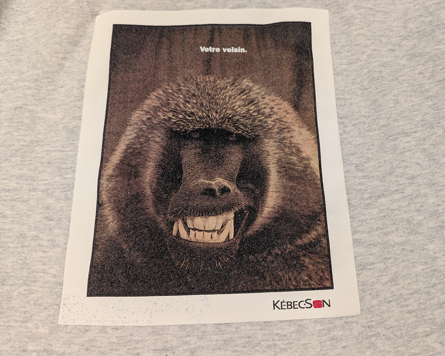 Vintage 1990's ''Votre Voisin'' Crewneck Size XL