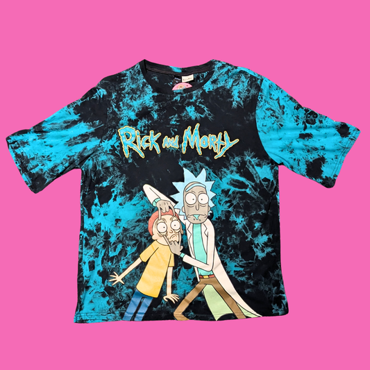 Rick and Morty Tie Dye T-Shirt Size M