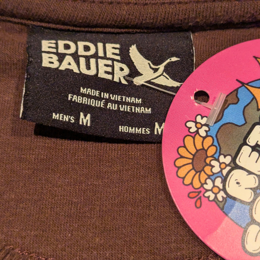 Eddie Bauer Brown Crewneck Size M
