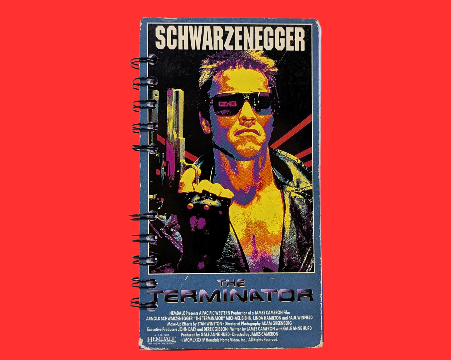 Carnet de notes du film Terminator VHS
