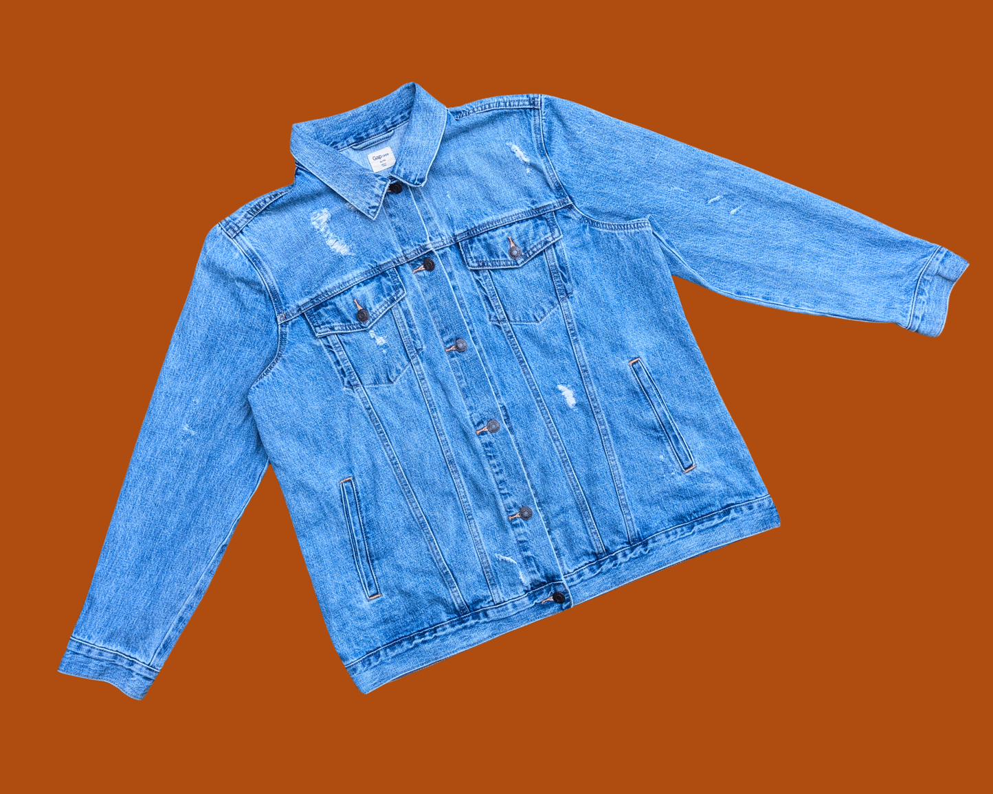 Handmade, Upcycled Poison Denim Jacket Size XL