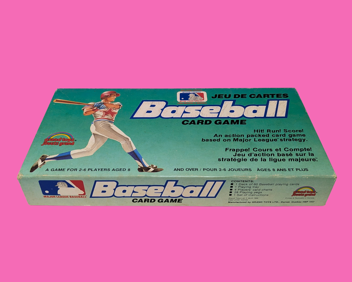 Vintage 1980's Major League Baseball Card Game