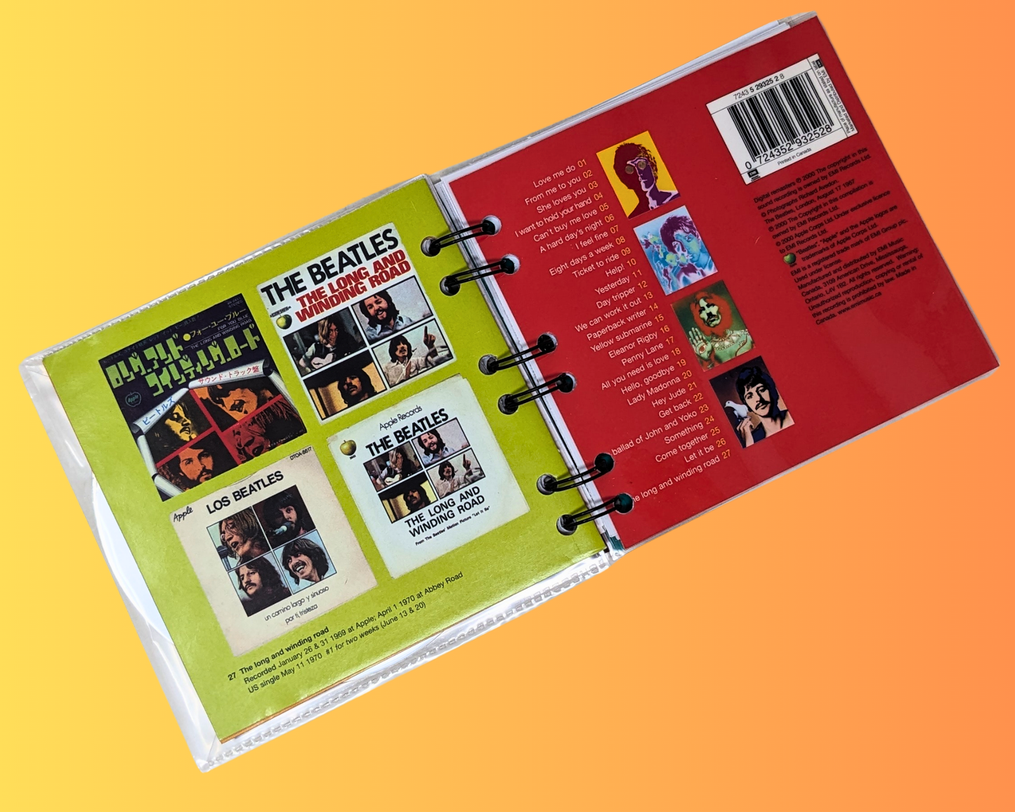 The Beatles 1 CD Notebook