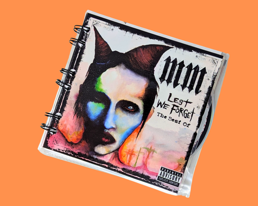 Marilyn Manson, Lest We Forget The Best Of CD Notebook