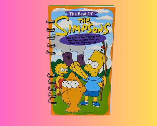 The Best of the Simpsons Volume 5 VHS Movie Notebook