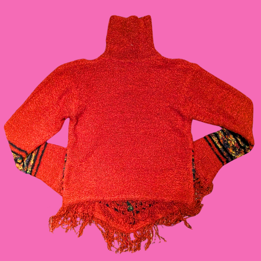 Vintage 1990's Elegant Turtleneck Sweater Size M