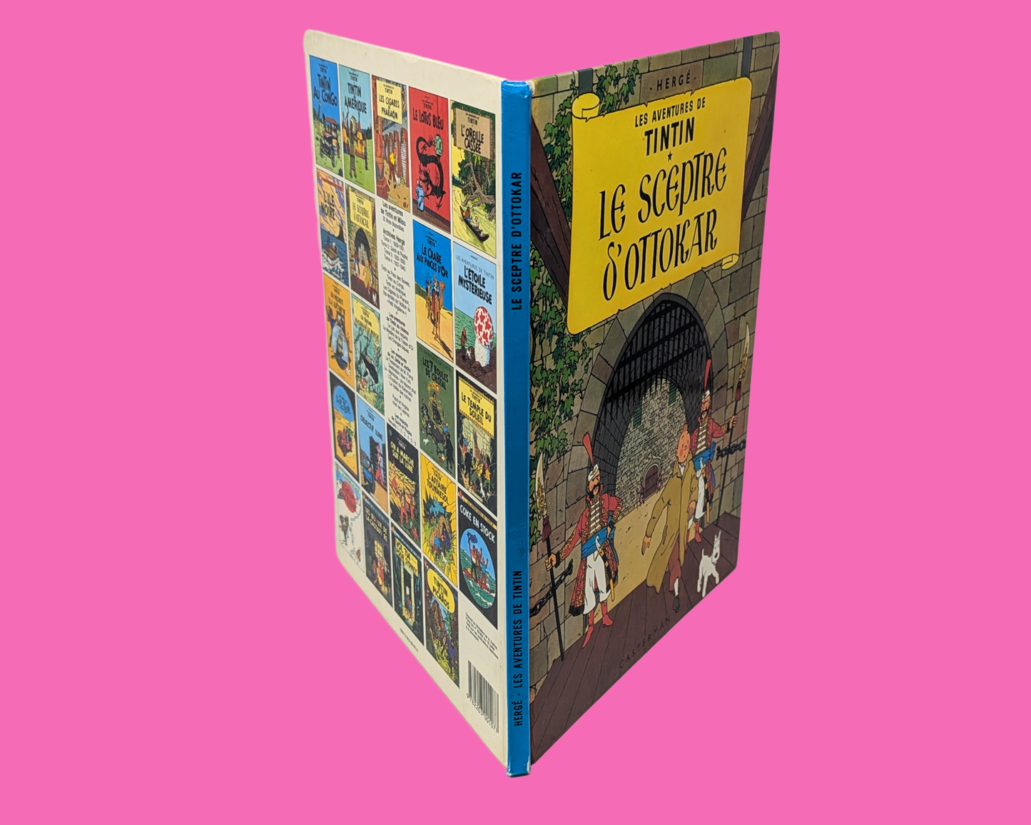 Vintage 1980's Tintin et Le Sceptre d'Ottokar