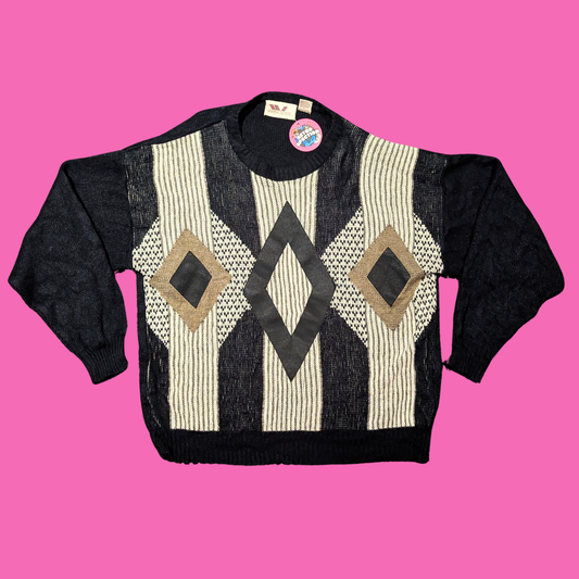 Vintage 1990's Wayne Scott Acrylic Sweater Size L