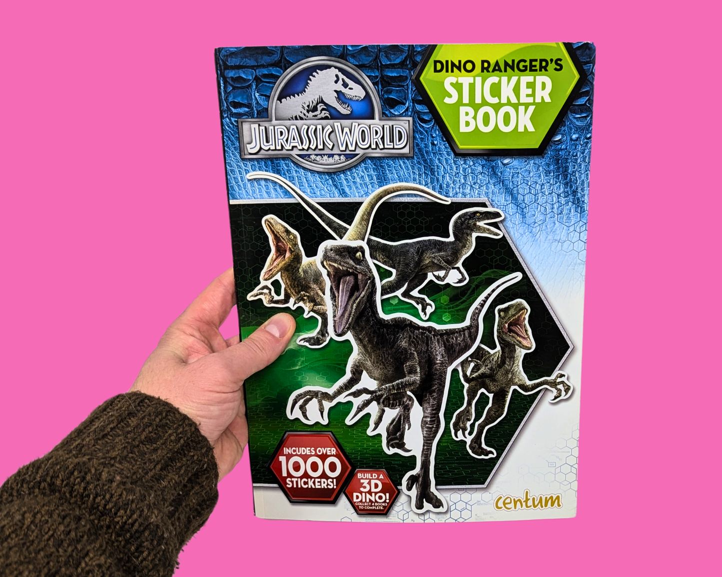 Livre d'autocollants Jurassic World