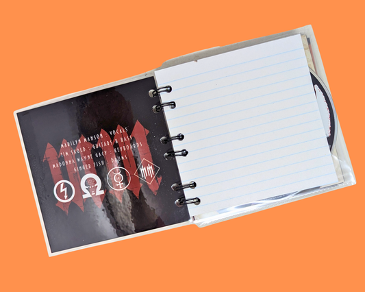 Marilyn Manson, Lest We Forget The Best Of CD Notebook