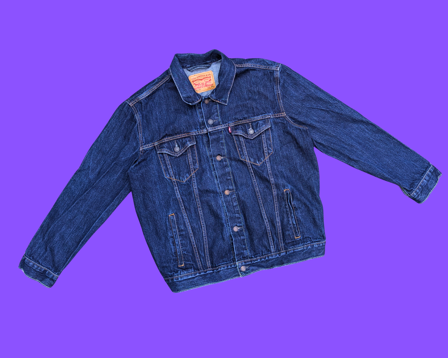 Handmade, Upcycled Scooby-Doo Levi's Denim Jacket Size XXL