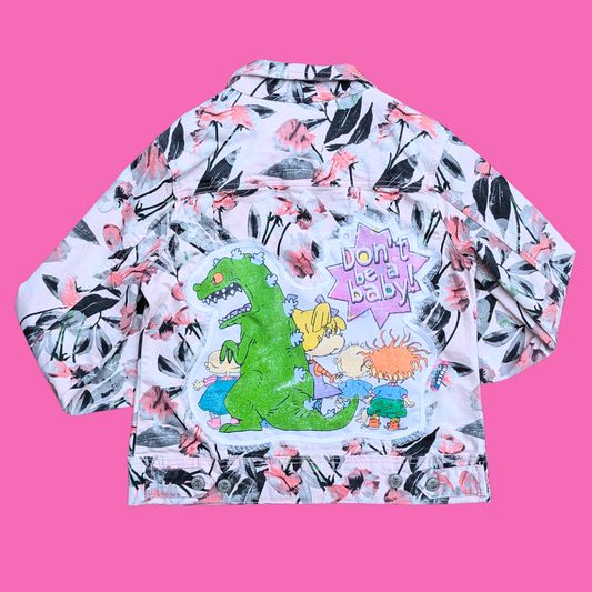 The Rugrats Upcycled T-Shirt Jacket Size S