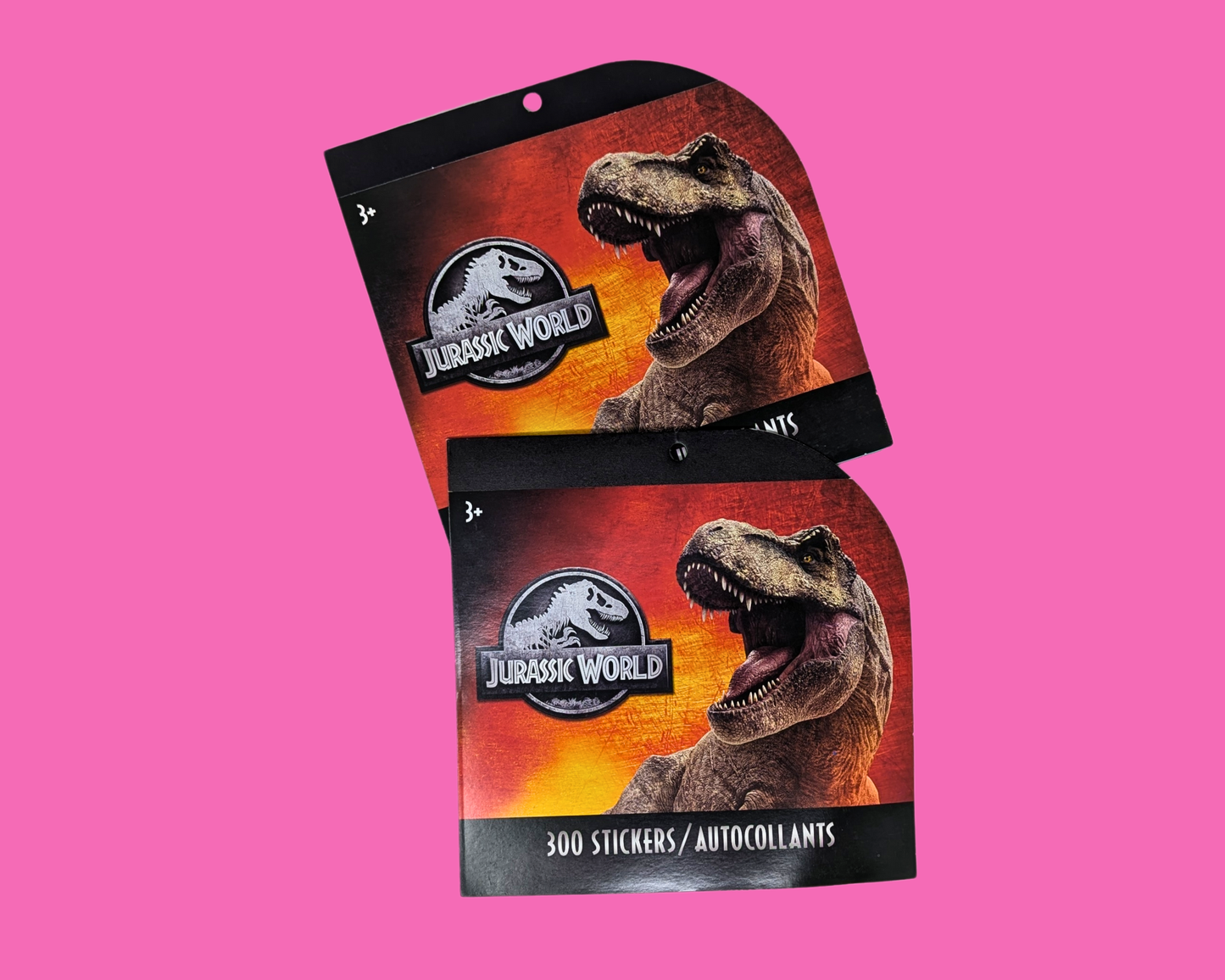 Autocollants Jurassic World, lot de 2