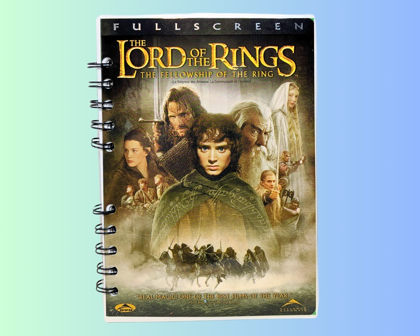 Lord of the Rings The Fellowship of the Rings DVD Movie Notebook