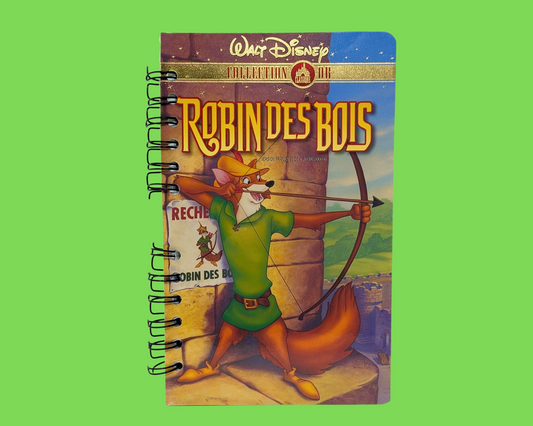Robin des Bois, carnet de cinéma VHS de Walt Disney