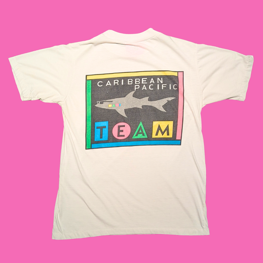Vintage 1990's Caribbean Pacific Team T-Shirt Size M