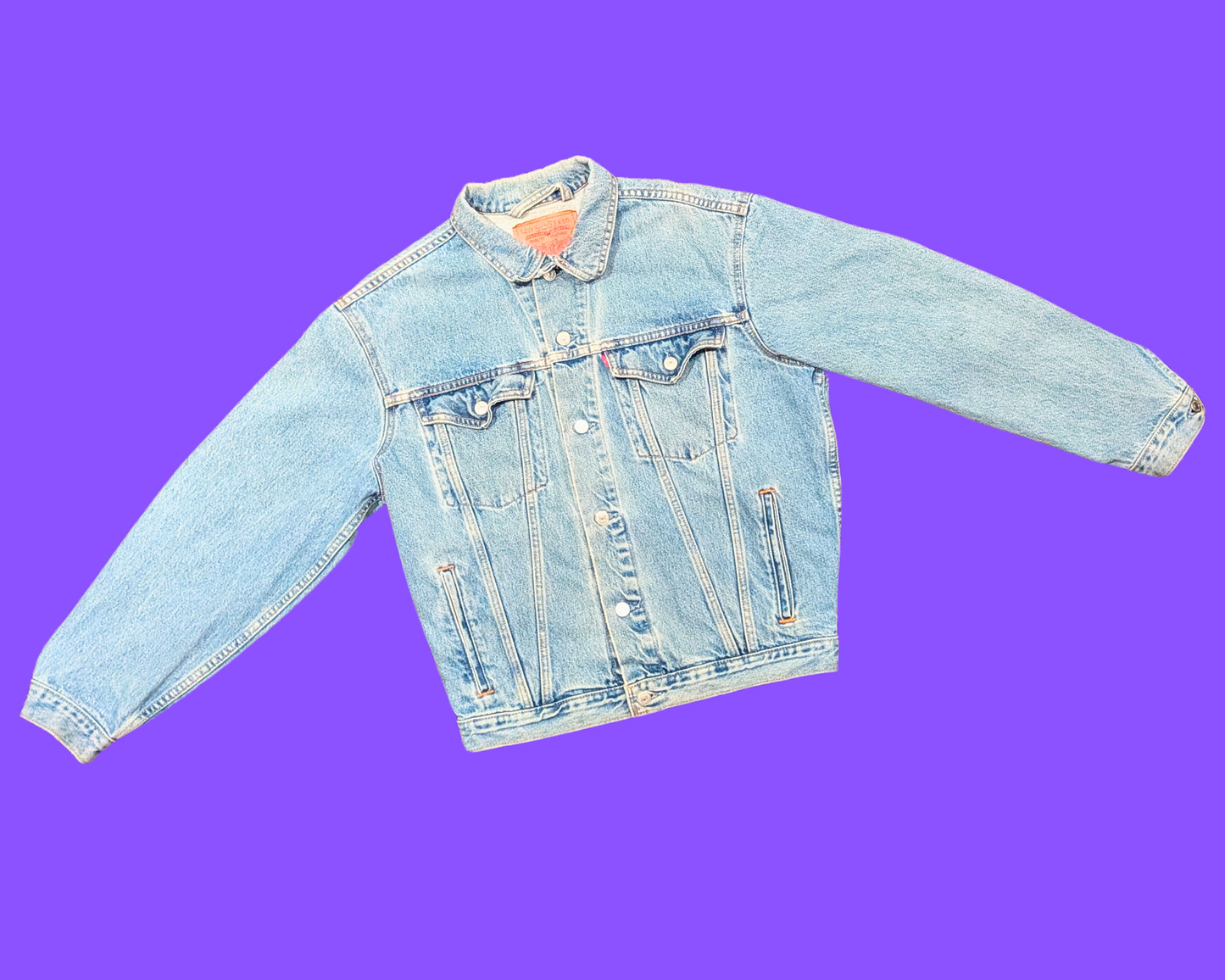 Handmade, Upcycled Michael Jackson's Thriller Levis Denim Jacket Size S