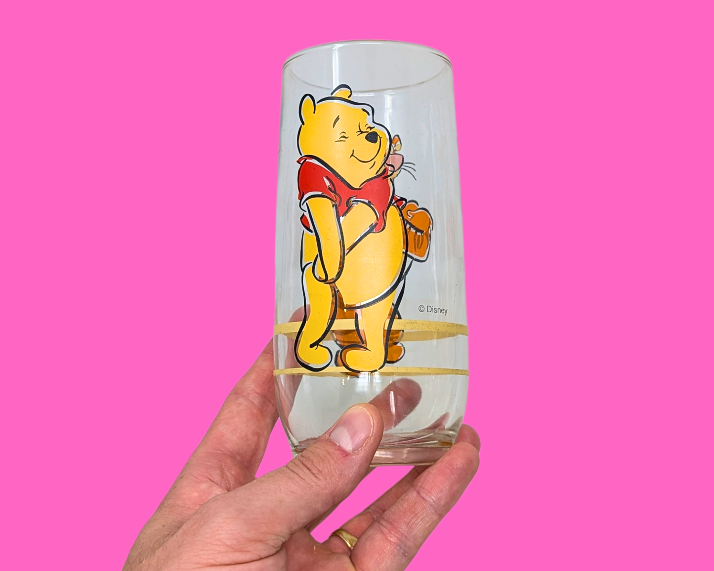Verre à collectionner Winnie l'ourson et Tigrou de Walt Disney Y2K