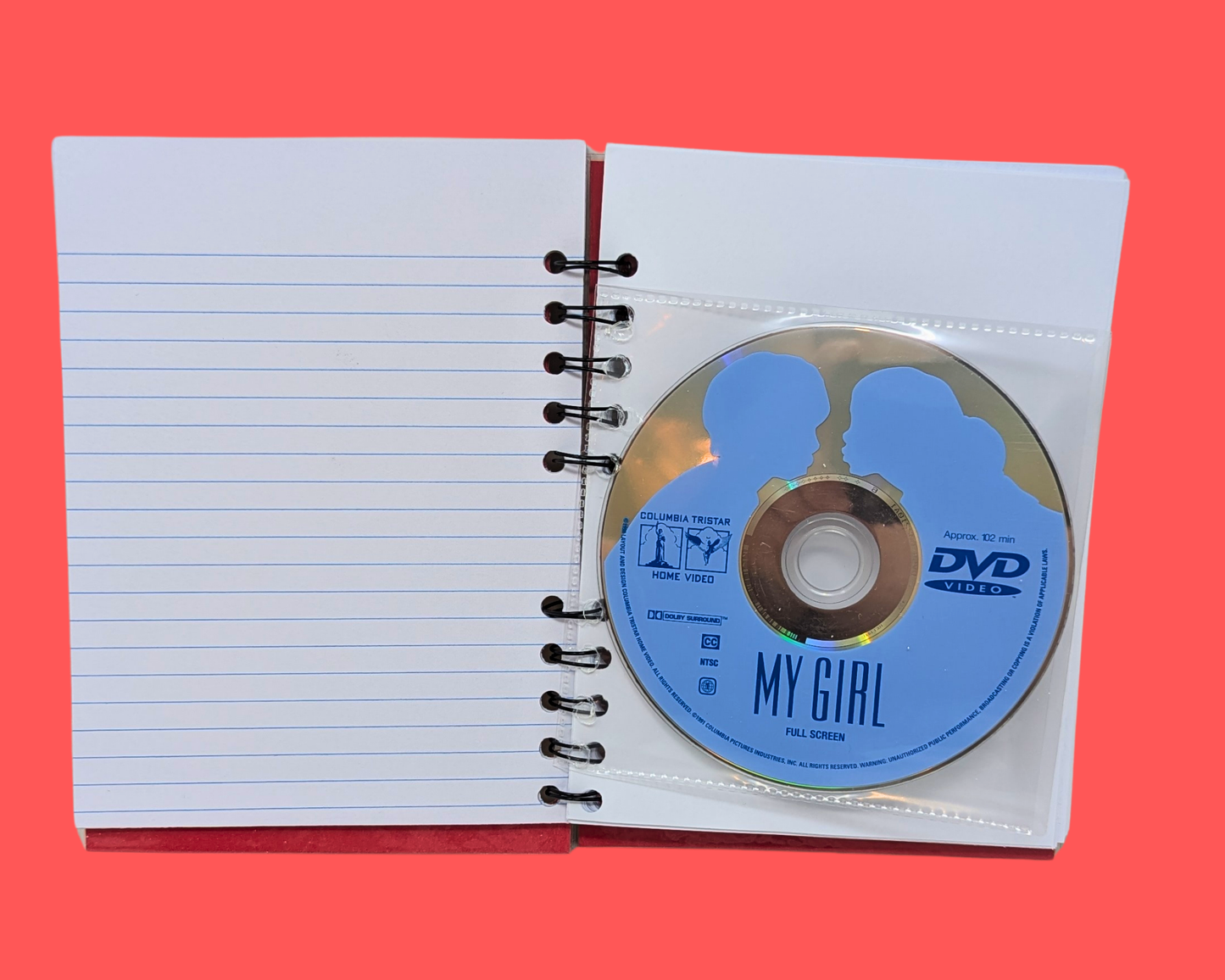 My Girl DVD Movie Notebook