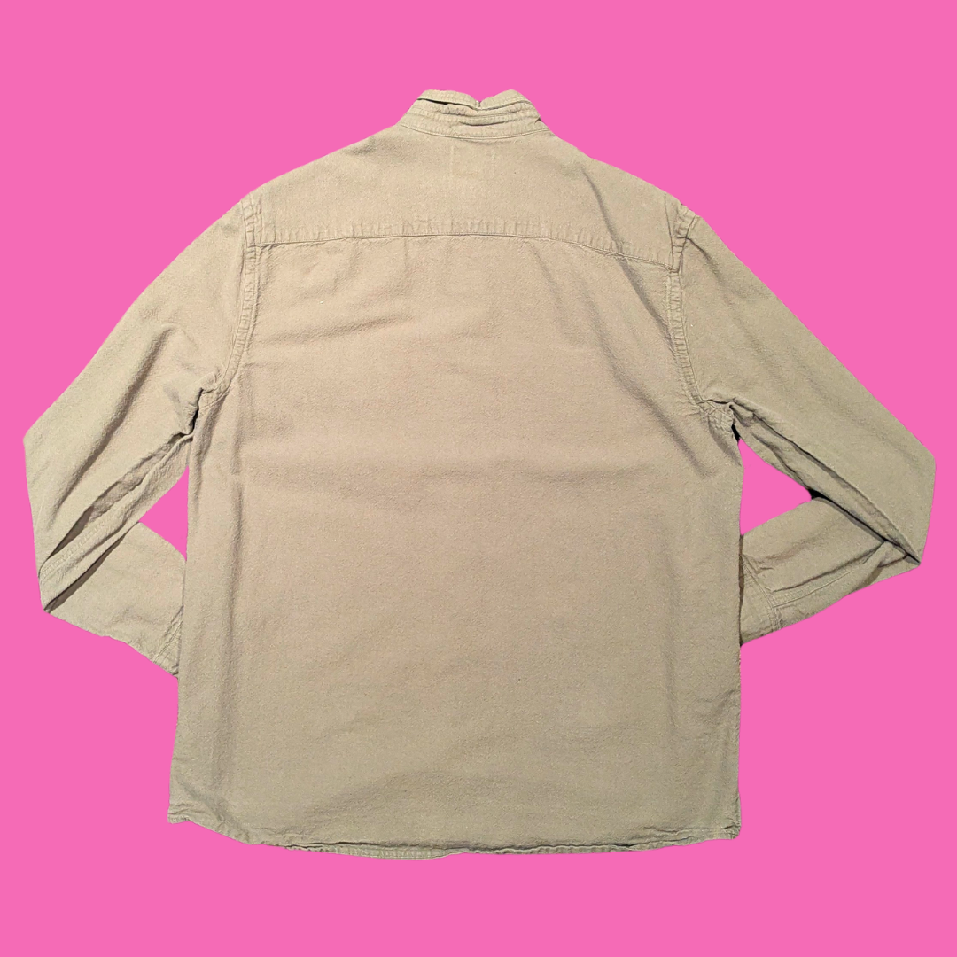H&M Green Regular Fit Button Down Shirt Size M for Men