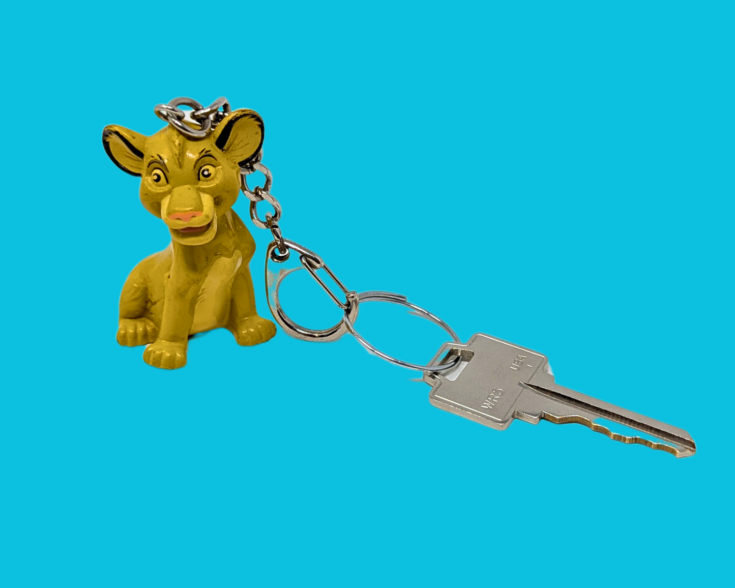 Porte-clés jouet vintage Le Roi Lion
