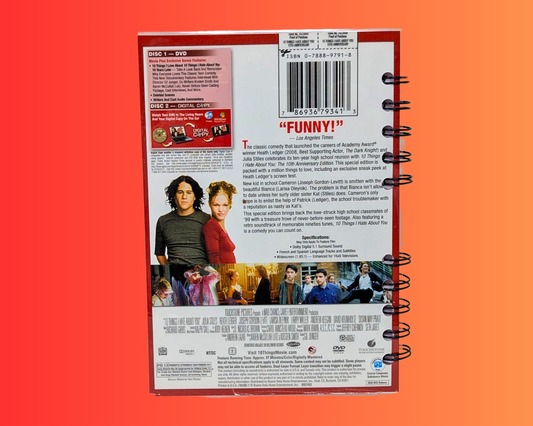 Carnet de notes du film DVD 10 choses que je déteste chez toi
