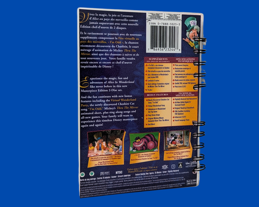 Carnet de notes du film DVD Alice au pays des merveilles