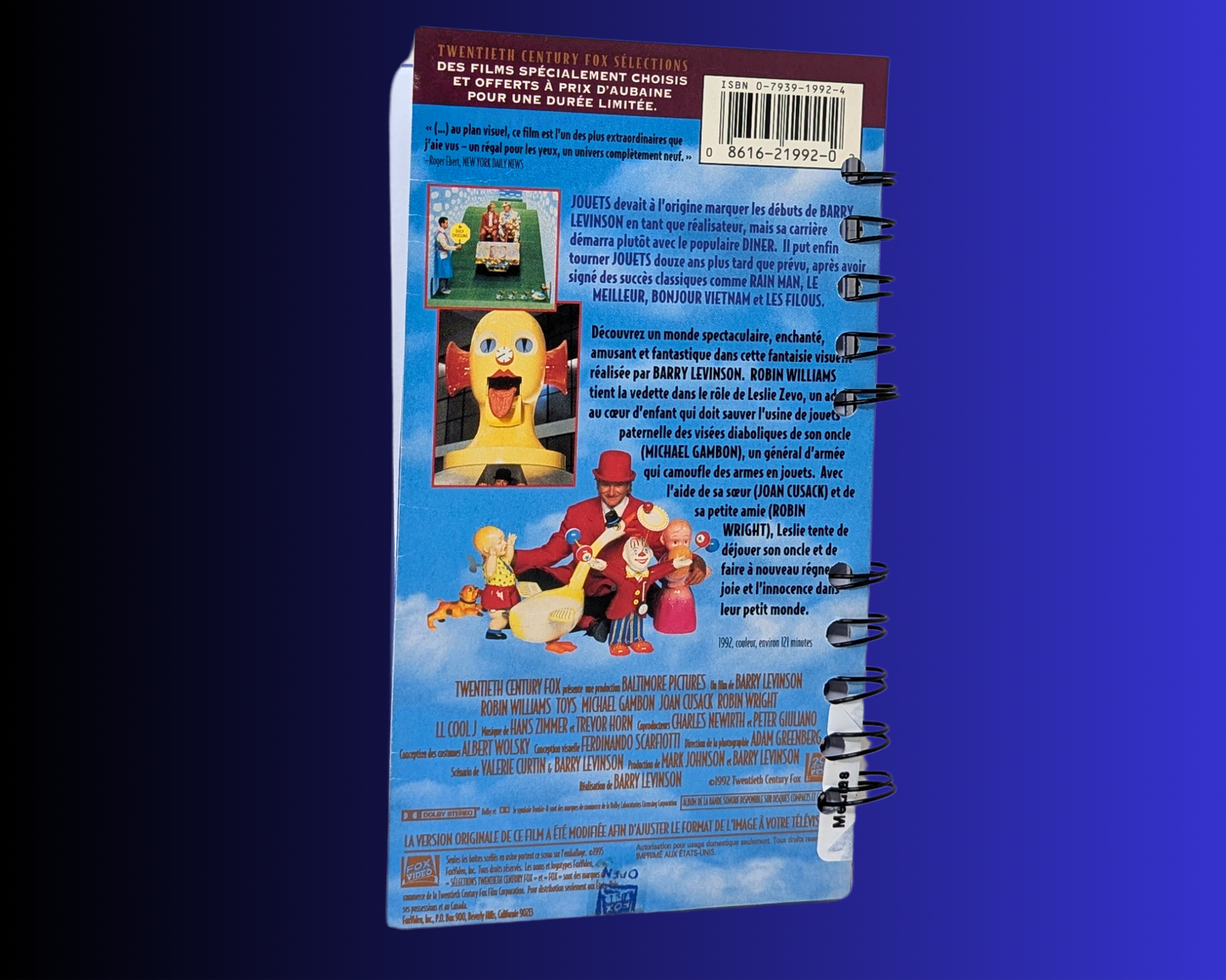 Carnet de films VHS Toys