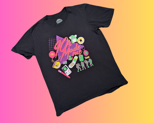 T-shirt « Fait de moi » des années 90, Nostalgie, taille L