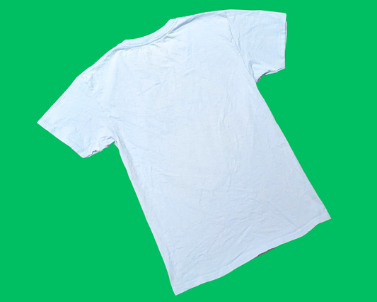 Y2K Light Blue Peanuts, Charlie Brown T-Shirt XS