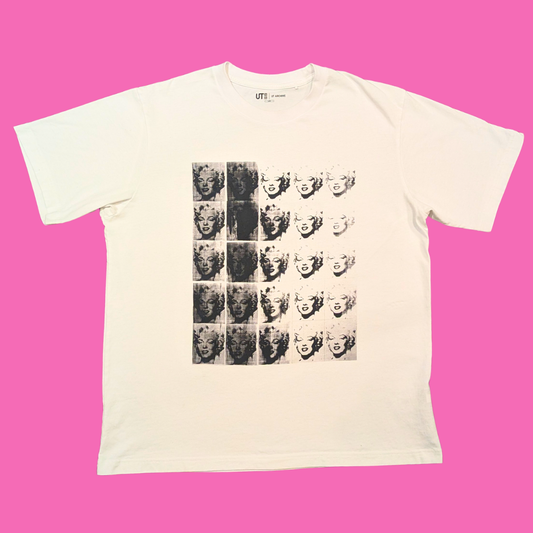 T-shirt Andy Warhol Uniqlo « Le Pop Art est pour tout le monde » Taille L