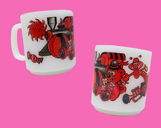 Petite tasse mignonne vintage des années 1960