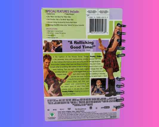 Carnet de notes du film DVD Freaky Friday