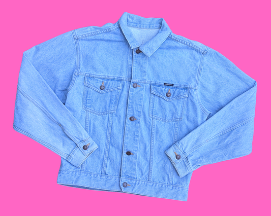 Veste en jean Scooby Doo The Hex Girls, fabriquée à la main et recyclée, taille L