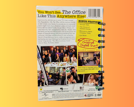The Office Season 6 DVD Movie Notebook