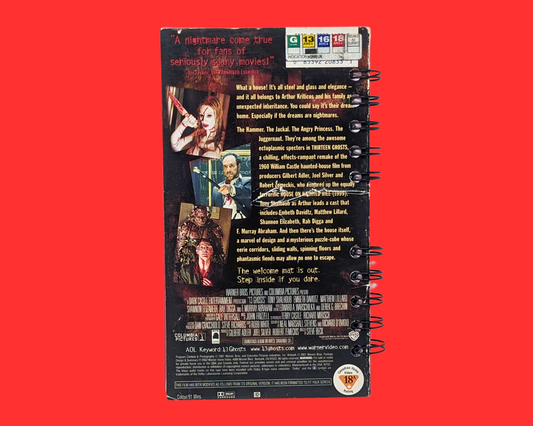 Carnet de notes VHS du film Thir13en Ghosts