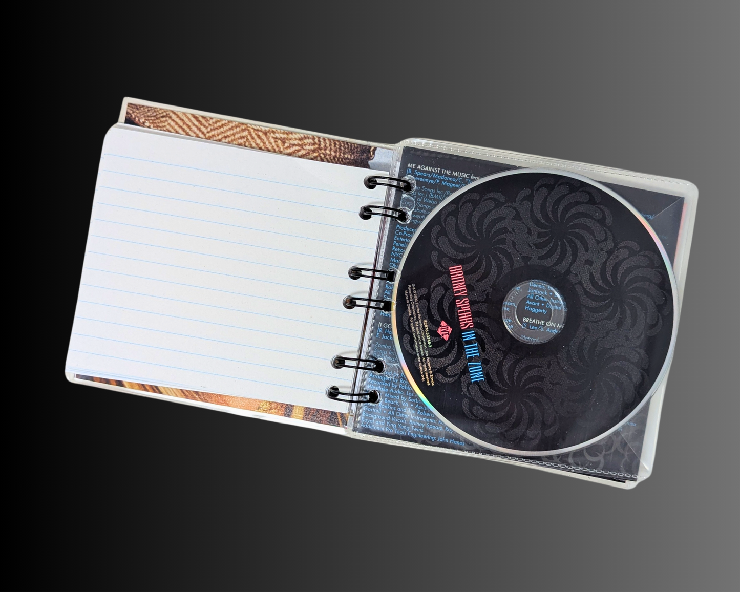 Britney Spears, In the Zone CD Notebook